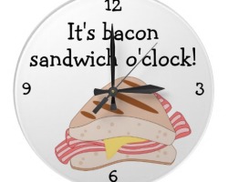 Bacon Clock
